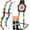 Blue&Green, variant on Bow and Arrow Set for Kids, 2-Pack LED Light Up Archery Set with 20 Suction Cup Arrows, Indoor and Outdoor Toy for Boys Girls Age 4-8 8-12 with Standing Target&2 Quivers