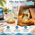 thumbnail image 4 of DIY Sea Glass Art Kit with LED Light, Nautical Beach Themed Handmade Craft Set, Translucent Sea Glass Decor for Bedroom Shelf, Gift for Craft Lovers multicolour, 4 of 5