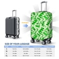 thumbnail image 4 of Pofeuu Green Lizard Print Luggage Suitcase Cover Protector Luggage Washable Covers Aesthetic for 18/24/28/32 inch Luggage（No luggage included）-Medium, 4 of 7