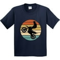 thumbnail image 3 of Inktastic Dirt Biking Motocross Retro Youth T-Shirt, 3 of 5