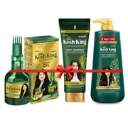 Kesh King Anti Hairfall Shampoo 600ml + Kesh King Oil 300ml + Kesh King Conditioner 200ml