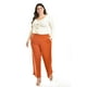 thumbnail image 1 of Pantalon de pierna ancha Roman Fashion /Tallas Extras, 9202 (Chedron) naranja oscuro 42, 1 of 7