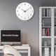 thumbnail image 2 of Wall Clock 12 Inch Silent Non Ticking Wood Wall Clocks Battery Operated Wooden White Modern Simple Wall Clock,Black, 2 of 5