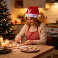 thumbnail image 3 of 2026 Christmas Indoor Home Decor Christmas LED Light Up Santa Hat Elks And Snowman Series, 3 of 4