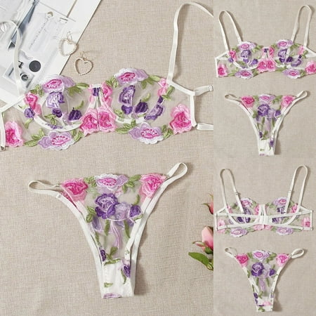 

Intimates Ladies Strap Lace Crochet Cutout Teddy Lingerie Embroidery Gauze Underwear Lingerie