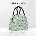 thumbnail image 2 of Yiaed Kawaii Sushi Print Lunch Bag Adult Insulated Lunch Box, Leakproof Cooler Food Lunch Containers Reusable High Capacity Lunch Tote Bags-One Size, 2 of 6