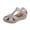 Gray, variant on Womens Sandals Closed Toe Dressy Comfortable Wedge Sandals Summer Fisherman Platform Sandals Adjustable Casual Shoes Gray,38