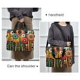 thumbnail image 6 of FORMRS 16" Laptop Bag Carrying Sleeve Case with Handle Travel Shoulder Briefcase, Red Colorful Flowers with Dots, 6 of 8