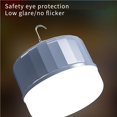 thumbnail image 3 of Solar Luminous Light Hand Holding Light Bulb LED Hanging Light with LED Beads Hanging Hook USB Charging Solar Panel for Yard Stair, 3 of 8