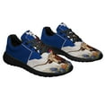 thumbnail image 6 of Texas Bluebonnet and Longhorn Shoes Sneakers Black Size 11, 6 of 7