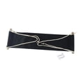 thumbnail image 1 of simhoa Repose-Pieds Hamac Confortable Réglable pour Voyage Bureau au Travail Train Noir, 1 of 8
