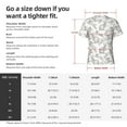 thumbnail image 4 of Bixox Men's Hand Drawn Rabbit Printed Short Sleeve Skinny Athletic T-Shirt, 4 of 6