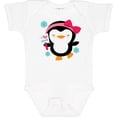 thumbnail image 3 of Inktastic Penguin Girl Snowflakes Girls Baby Bodysuit, 3 of 5
