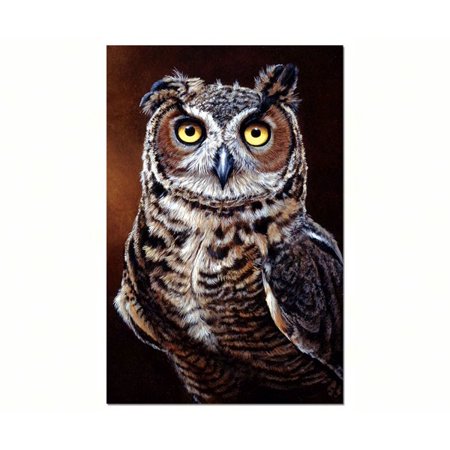 Tree-Free Greetings Great Horned Owl EcoNotes Boxed Blank Note Cards-FS66523