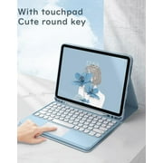 Keyboard Mouse for Galaxy Tab A8 10.5 Tablet 2022 Keyboard Case Cute Round Key Color Keyboard Wireless Detachable BT Keyboard Cover
