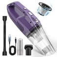 thumbnail image 1 of Handheld Vacuum Cordless, Powerful Suction Car Hand Held Vacuum Cleaner with Large-Capacity Battery, Hand Vacuum Cordless Rechargeable for Pet Hair Keyboard Dust Office and Home Cleaning, 1 of 5