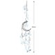 thumbnail image 4 of Crystal Moon Star Wind Chime Colgante Colorido Colgante Gotas Decoración de jardín Likrtyny Para estrenar, 4 of 7
