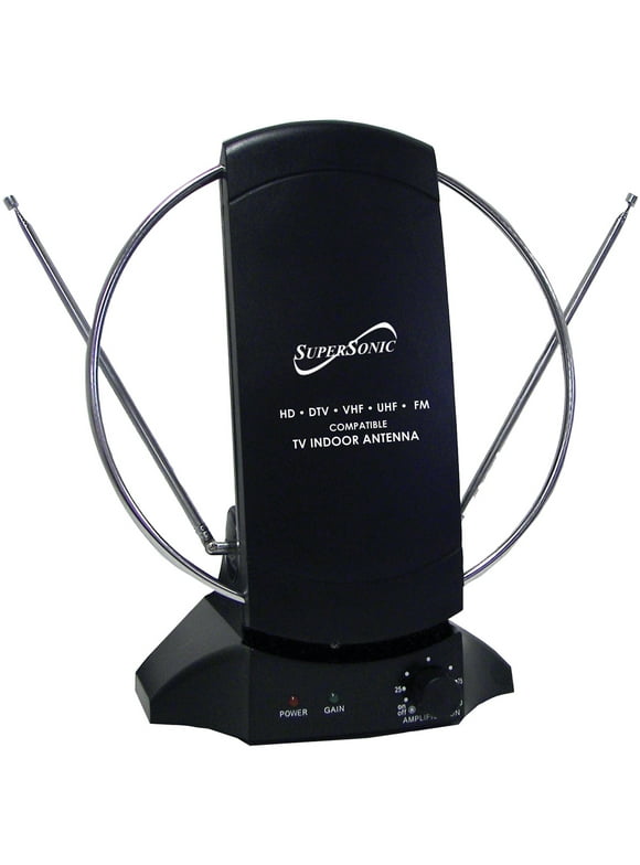 Supersonic SC-605 HDTV and Digital Amplified TV Indoor Antenna