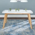 thumbnail image 1 of Manor Park Table à manger rétro moderne en bois, 1 of 5