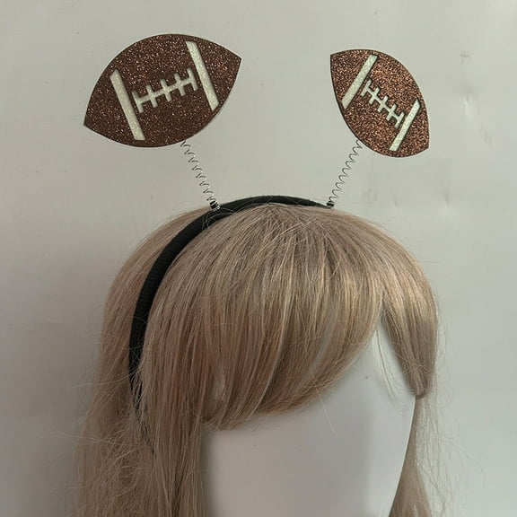 FRCOLOR 2pcs Sports Headbands Hair Band Sports Theme Headband Festival Hair Hoop Holiday Headdress