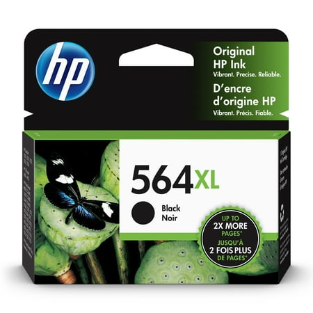 UPC: 0886111234295 | HP 564XL Black High Yield Original Ink Cartridge (CN684WN)