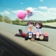 thumbnail image 1 of Decoración de coche, estatua de figura, pareja de besos parejas de dibujos animados lindos, figuritas de figuras de acción, para regalo para mujeres Tenedor de árbol lindo Soledad Decoraciones para salpicadero de coche, 1 of 10