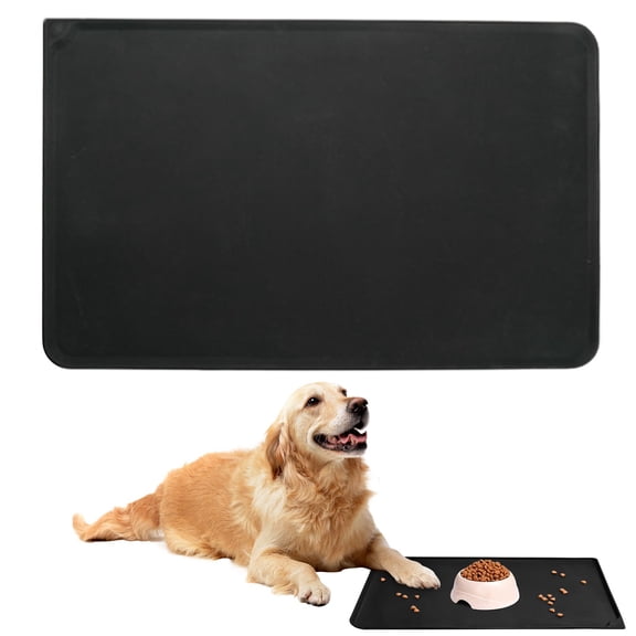 Silicone Pet Feeding Mat Anti-Slip Dog Cat Food Water Bowl Mats Non-Stick Spill Proof Waterproof Pet Placemat for Dogs Cats