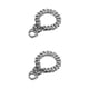 thumbnail image 1 of Collar de cadena de perro Greeniant acero plata 26 pulgadas 2Conjunto, 1 of 6