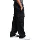 thumbnail image 2 of Men Fleece Jogger Pants Cargo Combat Tracksuit Bottoms Baggy Trousers Sweatpants, 2 of 5