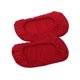 thumbnail image 3 of Cubiertas para reposabrazos de silla perfecl 2 pares poliéster Rojo negro, 3 of 8