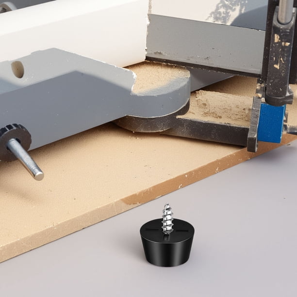 BESTYASH 100Ud Tapones Para Patas De Muebles Negros Con Instalación Fácil Y Reducción De Ruido Para El Hogar
