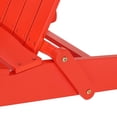 thumbnail image 4 of Carla Acacia Wood Outdoor Folding Adirondack Chair, Set of 2, Red, 4 of 9