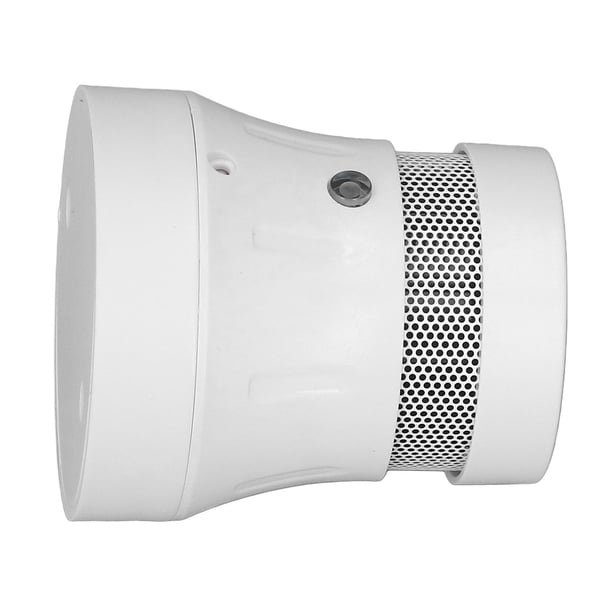Alarma contra incendios inteligente, detector de humo ABS Detector de humo inteligente con botón de prueba Detector de humo Funcionalidad de alta precisión