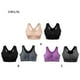 thumbnail image 2 of Guardurnaity 2 piezas máximo soporte y comodidad | Sujetador deportivo con cremallera frontal para mujer Ropa interior con cremallera frontal Ropa interior gris+morado S, 2 of 6
