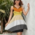 thumbnail image 3 of Bear Brotherhood Pride Flag Dress Summer Street Style Dresses Female Sleeveless Printed Sundress, 3 of 7