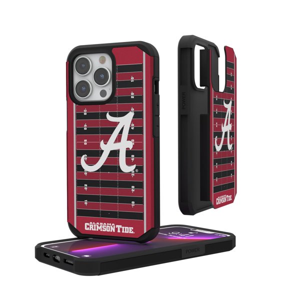Alabama Crimson Tide Logo Field iPhone Rugged Case