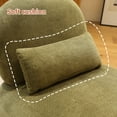thumbnail image 2 of Leumius Accent Chair with Solid Wood Legs and Soft fabric Cushion, Cozy Bedroom Chair, Comfy Armless Reading Chair for Apartment Waiting Room Balcony Green, 2 of 4