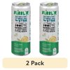 (2 pack) BUBBL'R Antioxidant Sparkling Water, lemon lime twist'r, 12 fl oz Can