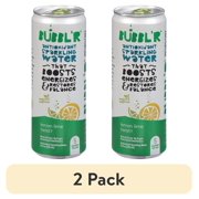 (2 pack) BUBBL'R Antioxidant Sparkling Water, lemon lime twist'r, 12 fl oz Can