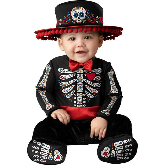 Infant Sugar Skull Cuite Costume