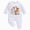 H121-White, variant on TOWED22 Western Baby Boy Girl Clothes Cow Oneise Jumpsuit Cowboy New to Here Romper Baby Outifts,White,3-6 M