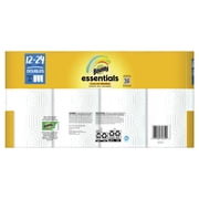 Bounty Essentials Select-a-Size Paper Towels, White, 12 Double Rolls