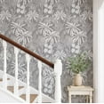 thumbnail image 2 of S4Sassy Peel & Stick Vinyl Wallpaper, Botanical Jungle Wallpaper Contact Paper Waterproof - Gray, 25"X 240", Removable Wall Covering For Home Decor In Bedrooms, Renter Spaces, Cabinets, 2 of 9