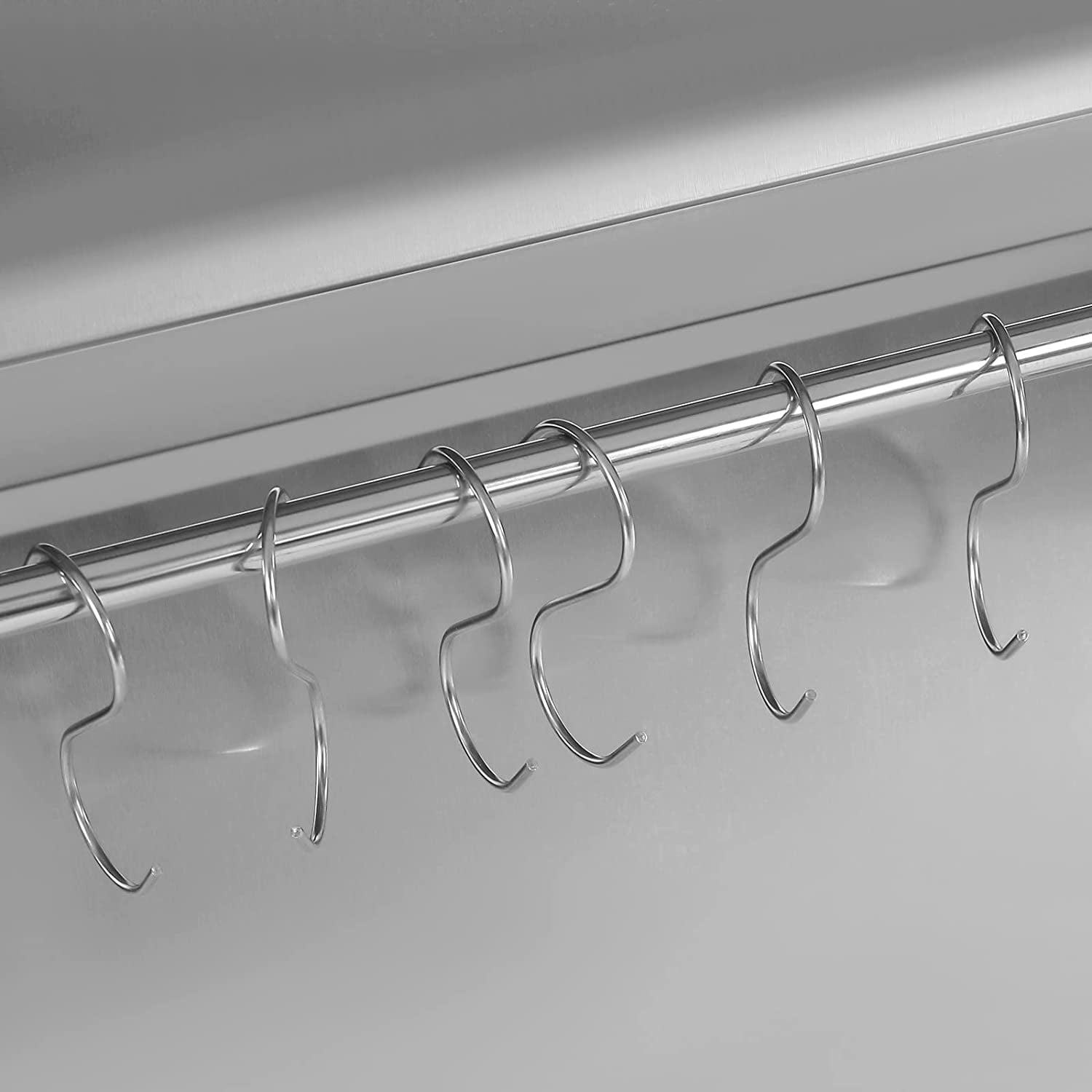 Miumaeov 30"x30.7 inch Stainless Steel Kitchen Backsplash Range Hood Wall Shield 6 Hooks