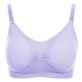 thumbnail image 1 of Women‘s Bra Wireless Maternity Seamless Front Buckle Breastfeeding Bra With Pads Plus Size, 1 of 5