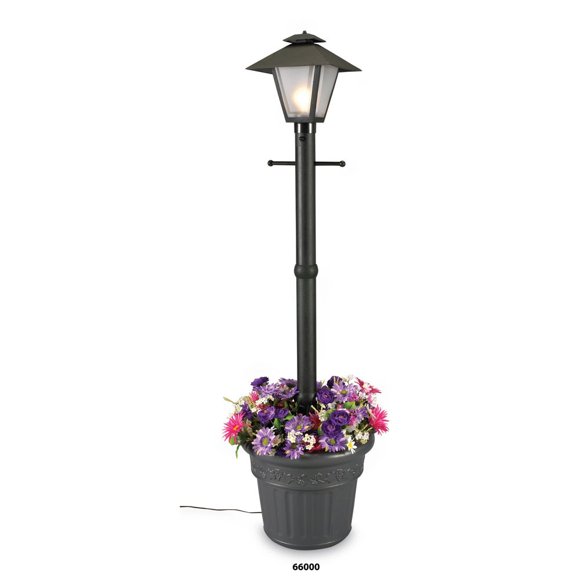 Maceta Patio Living Concepts 66001 Cape Cod, negro y blanco
