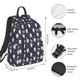 thumbnail image 2 of Disketp Llamas 1 Mochila Ligera e Impermeable, Mochila de Día Resistente para Viajes, Senderismo y Uso Diario para Hombre y Mujer, 2 of 7