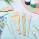 thumbnail image 4 of 9 Styles Ceramic Brushes Set, Pottery Glaze Brushes, for Artists, 4 of 5