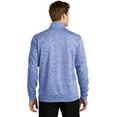 thumbnail image 2 of Sport-Tek PosiCharge Electric Heather Fleece 1/4 Zip Pullover-XS (True Royal Electric), 2 of 6