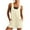 Beige, variant on ABATAB Workout Rompers for Women Sleeveless Summer Casual Wide Leg Short Overalls Trendy Workout Gym Jumpsuit with Pockets